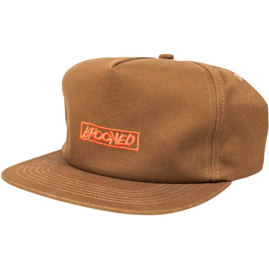 Krooked Moonshine Script Snapback Brown/Red