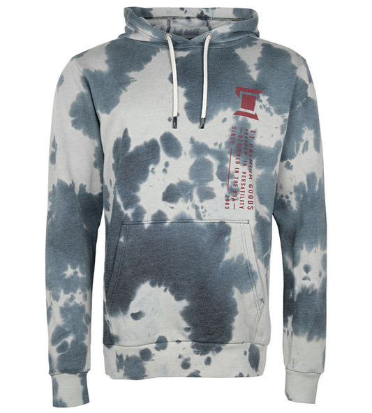 L1 Men's Washed Out Hooded Sweatshirt Ghost 2023