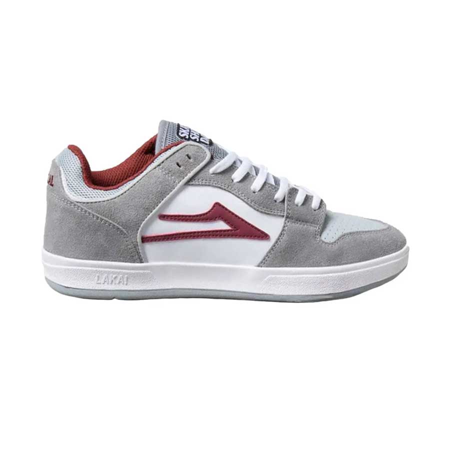 Lakai Telford Low SMU - Grey/Burgundy