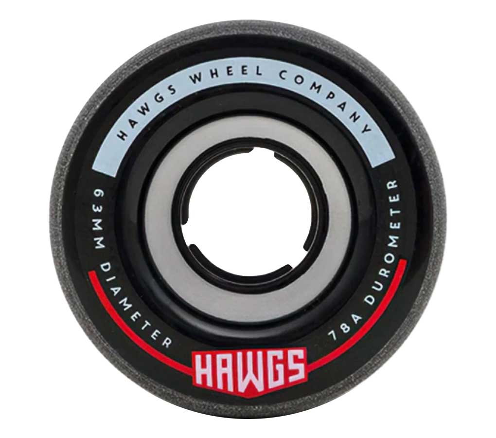 Landyachtz 63mm Fattie Hawgs - Clear Black 78a