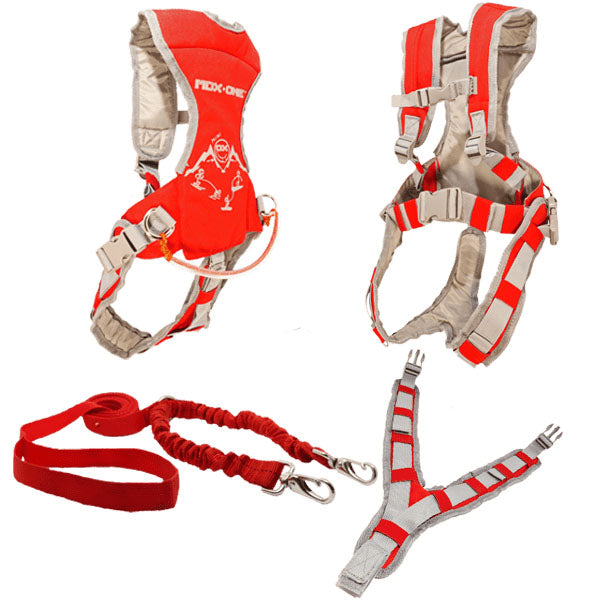 Mdxone Static Ski Harness Rope Red
