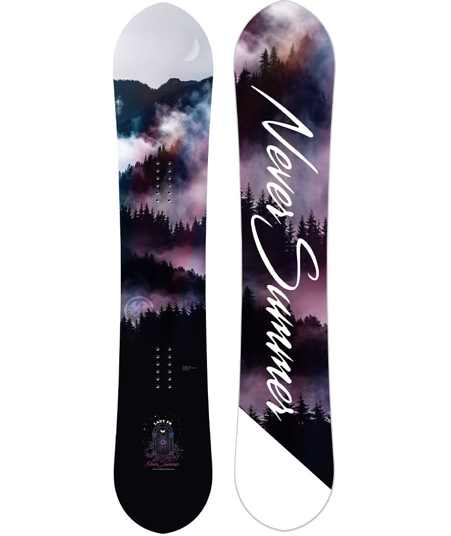 Never Summer Women's Lady FR Snowboard 2023