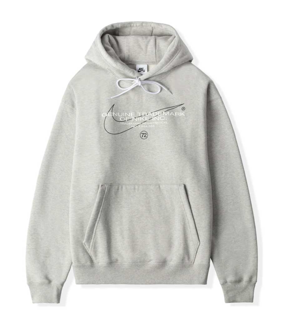 Nike SB Genuine Trademark Hoodie - Grey Heather