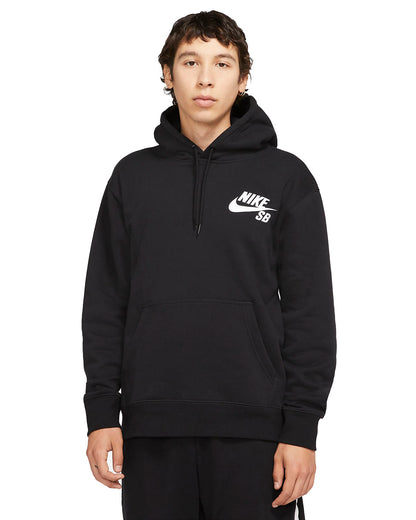 Nike SB Men's Icon Hooded Sweatshirt Black/White