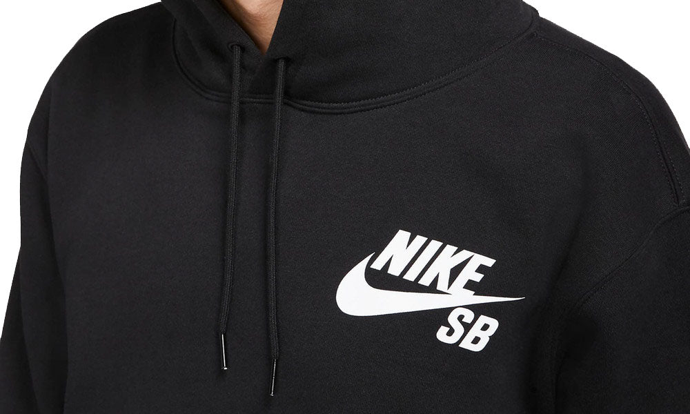 Nike SB Men's Icon Hooded Sweatshirt Black/White