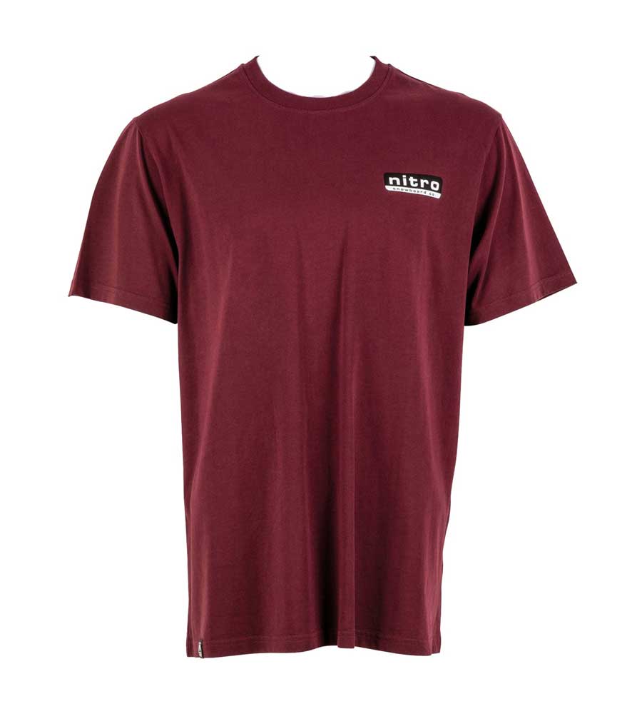 Nitro Old School T-Shirt - Wine 2022