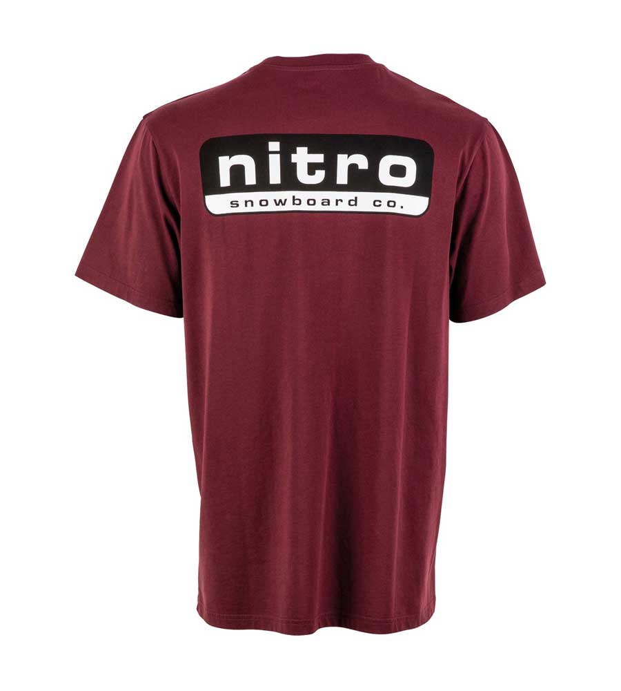 Nitro Old School T-Shirt - Wine 2022