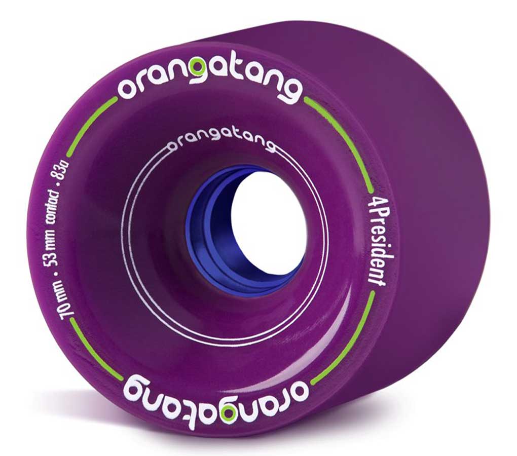 Orangatang 4President Purple 83A Wheels 70mm