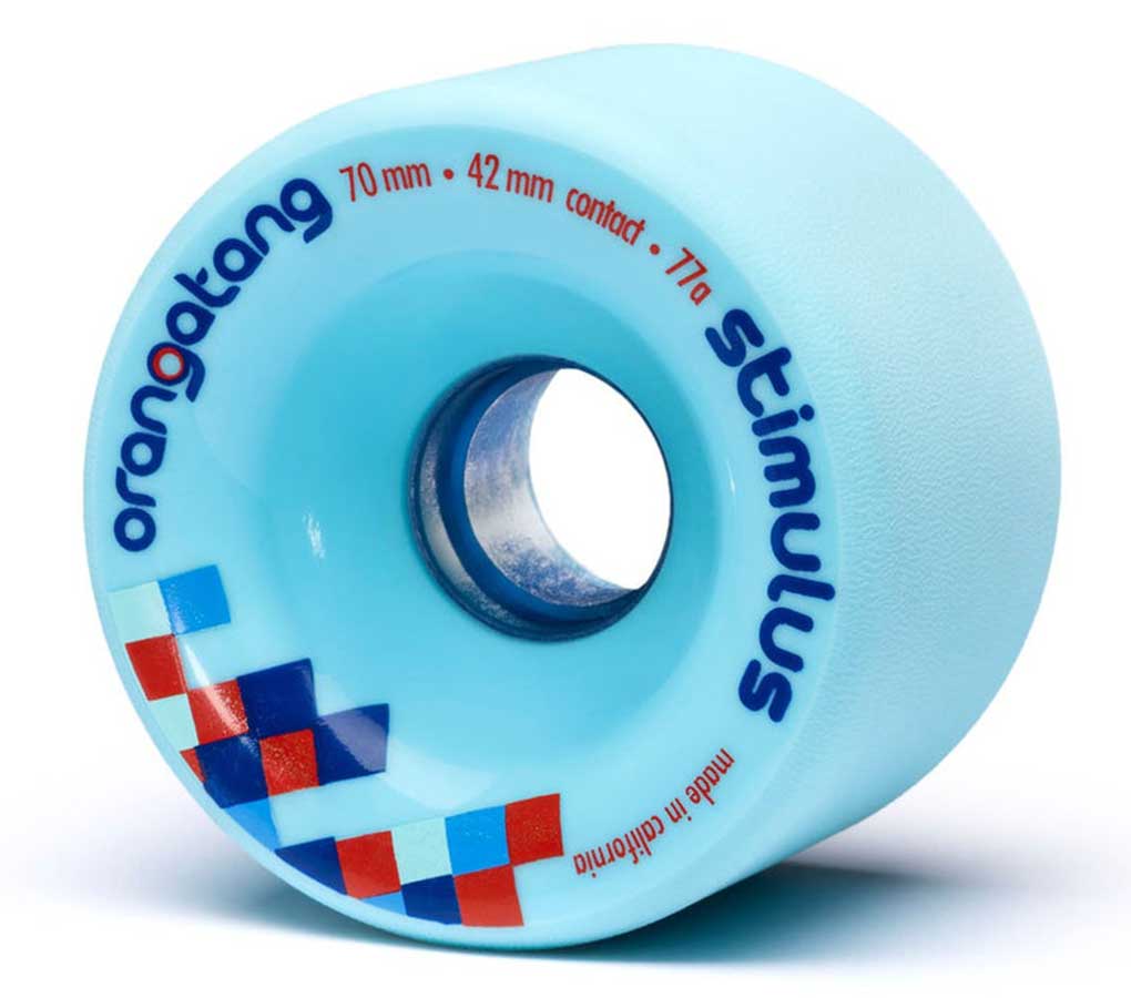 Orangatang Wheels Stimulus Blue 77A 70mm