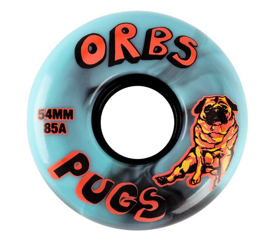 Orbs Pugs Black/Blue Wheel 54mm