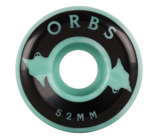 Orbs Specters Swirls Teal/White Wheel 52mm