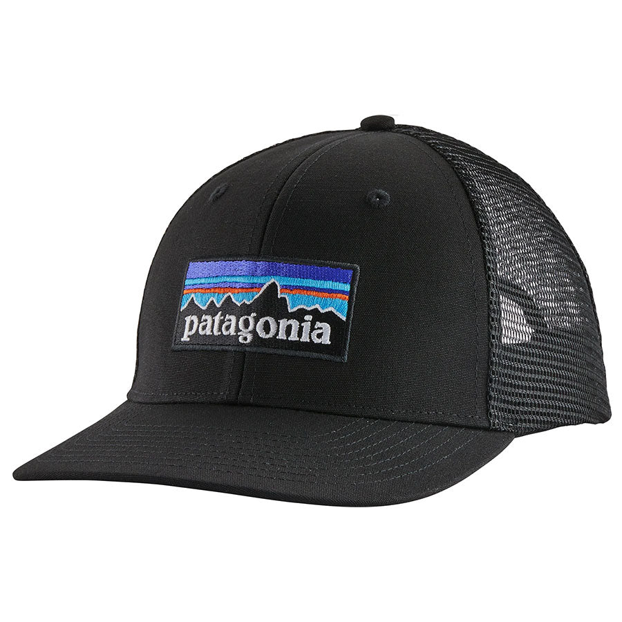Patagonia P-6 Logo Trucker Cap Black