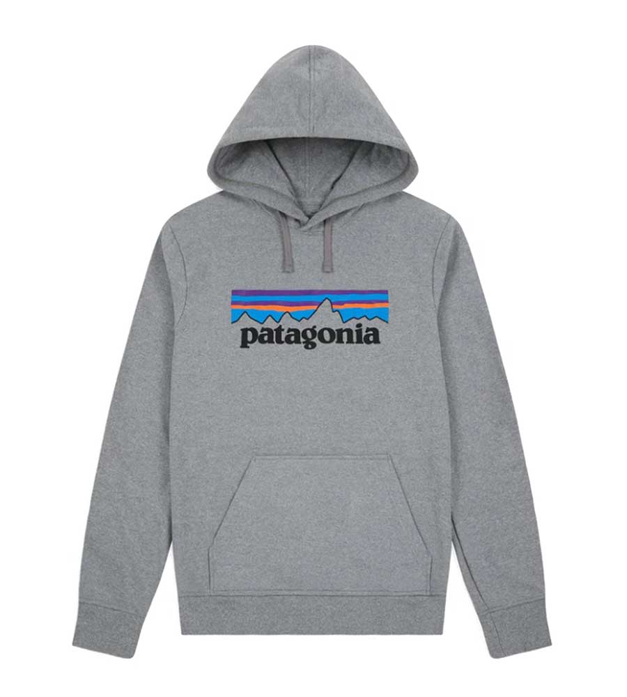 Patagonia P-6 Logo Uprisal Hoodie 2023 - Gravel Heather