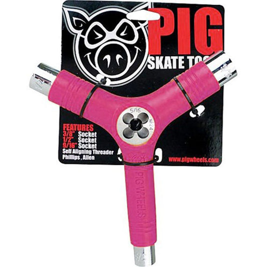 Pig Skate Tool W/ Rethread - Pink