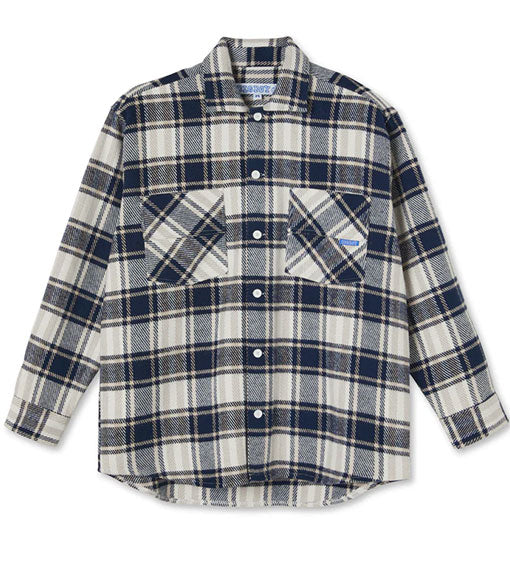 Polar Big Boy Flannel Button Shirt Navy