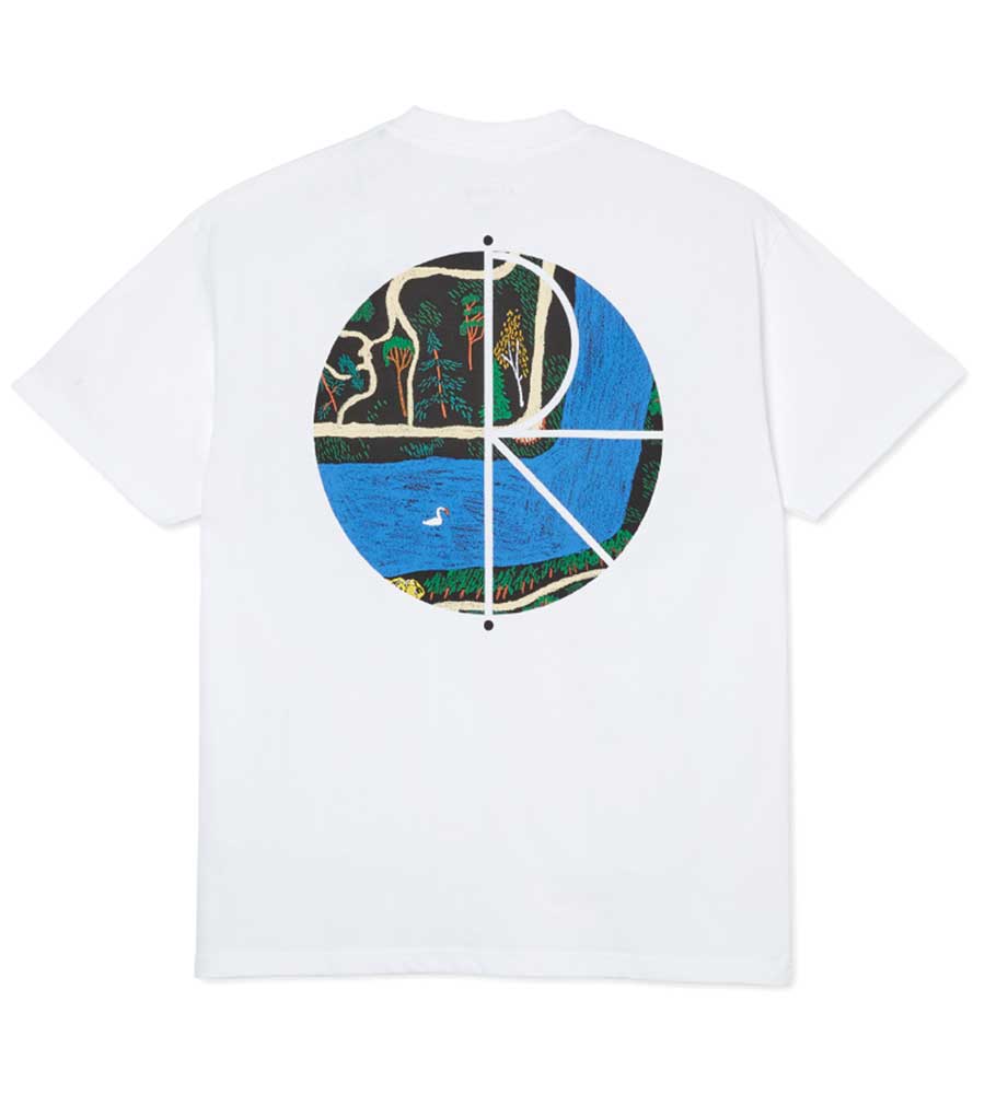 Polar Slottsparken Fill Logo T-Shirt - White