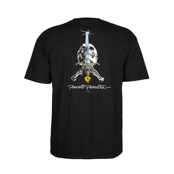 Powell Peralta Skull & Sword T-Shirt Black