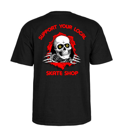 Powell Peralta Support Local Skate Shop Ripper T-Shirt Black