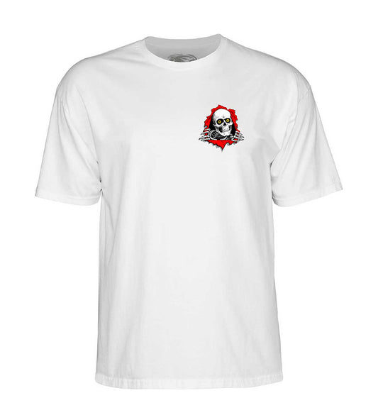 Powell Peralta Support Local Skate Shop Ripper T-Shirt White