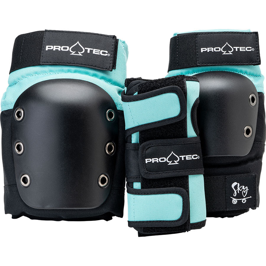 Pro-Tec Junior 3 Pack Pad Set - Sky Brown