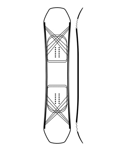 Ride Benchwarmer Wide Snowboard 2022