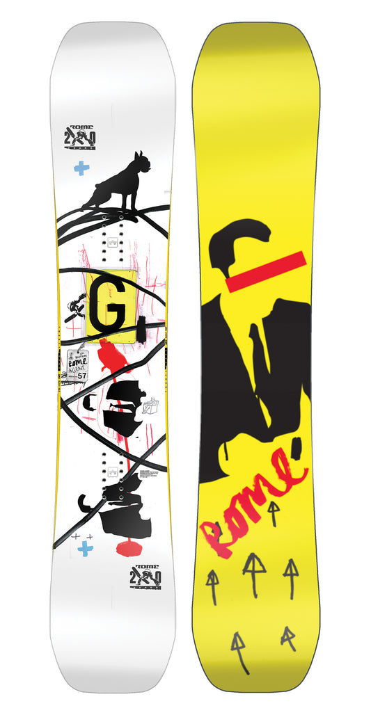 Rome Men's Agent 20th Anniversary LE Wide Snowboard 2023