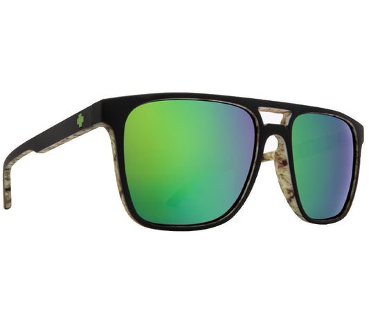 SPY Czar - Matte Black Kushwall Happy Bronze With Green Spectra Mirror