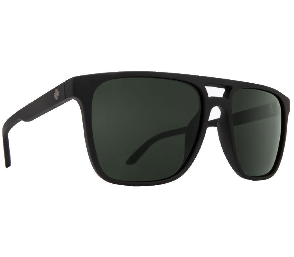 SPY Czar - Soft Matte Black Happy Gray Green