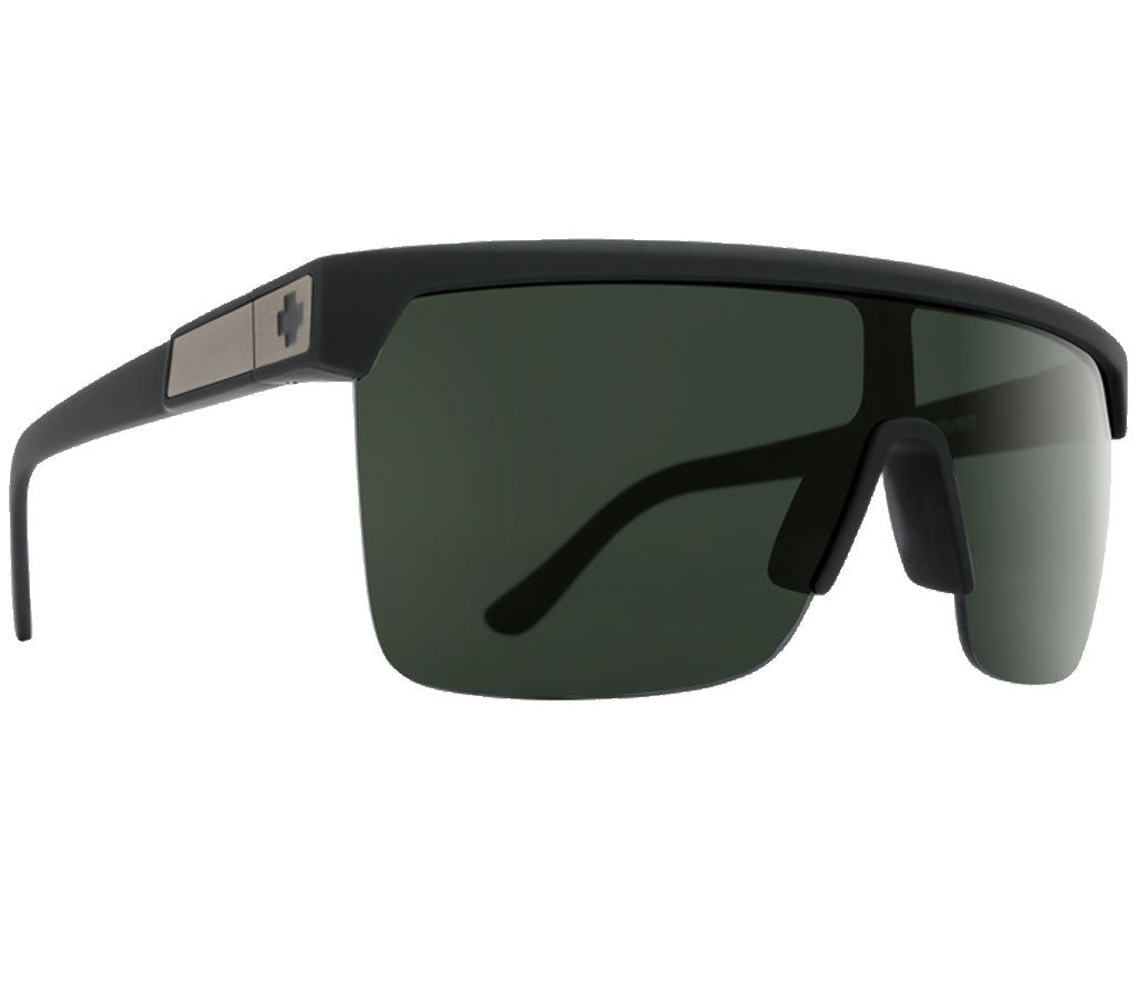 SPY Flynn 5050 - Soft Matte Black Happy Gray Green