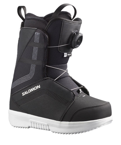 Salomon Kids' Project BOA Boot - Black/White 2023