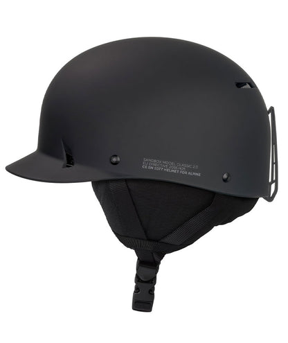 Sandbox Kids' Classic 2.0 Ace Snow Helmet Black 2023