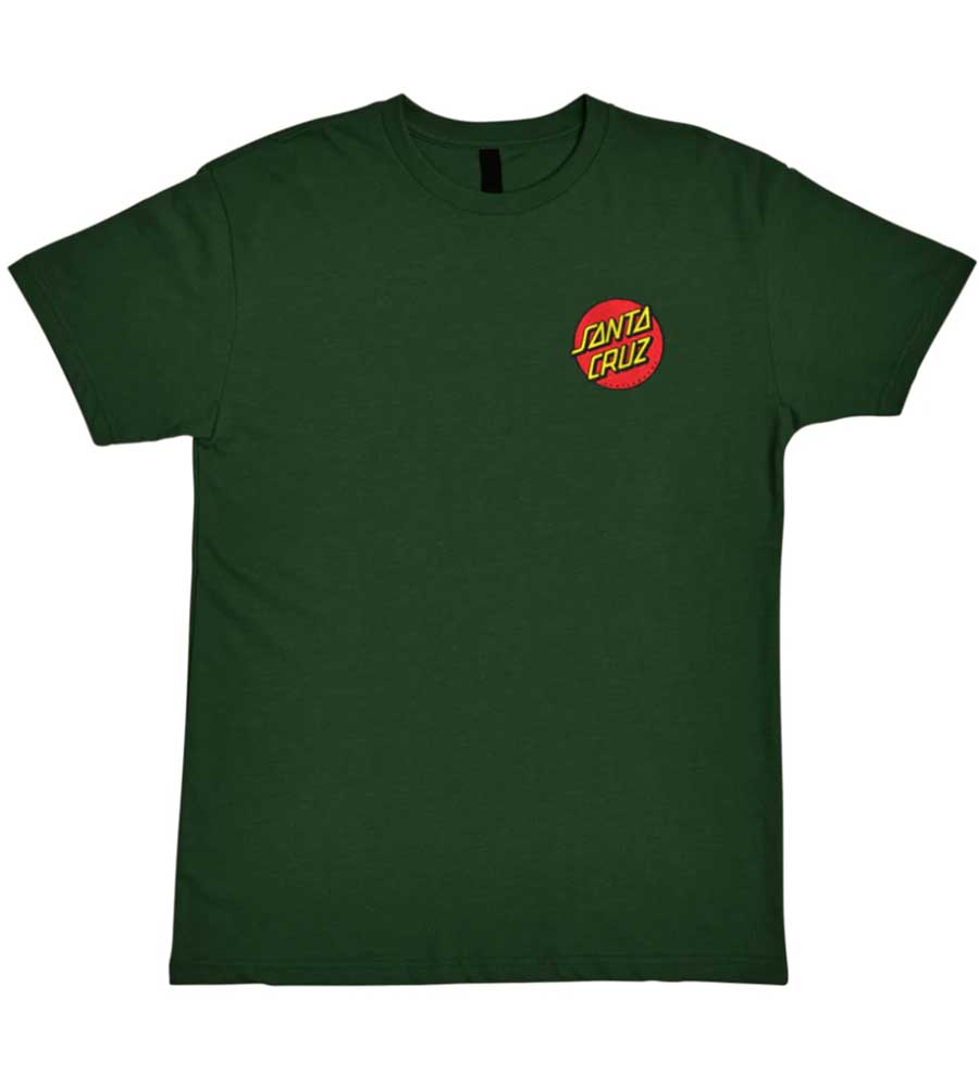 Santa Cruz Classic Chest Dot T-Shirt - Military Green