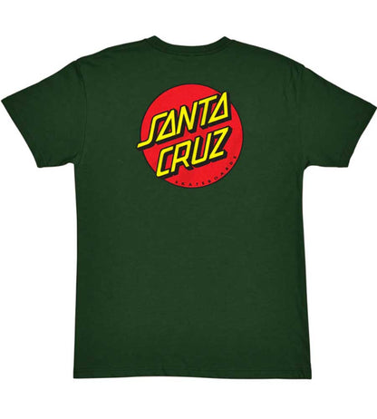 Santa Cruz Classic Chest Dot T-Shirt - Military Green