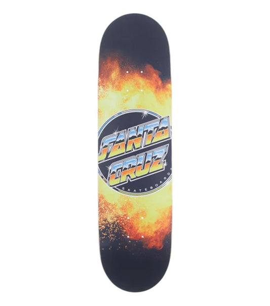 Santa Cruz Everslick Chrome Dot Flame Deck