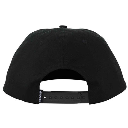 Santa Cruz Flamed Not A Dot Snapback Cap Black