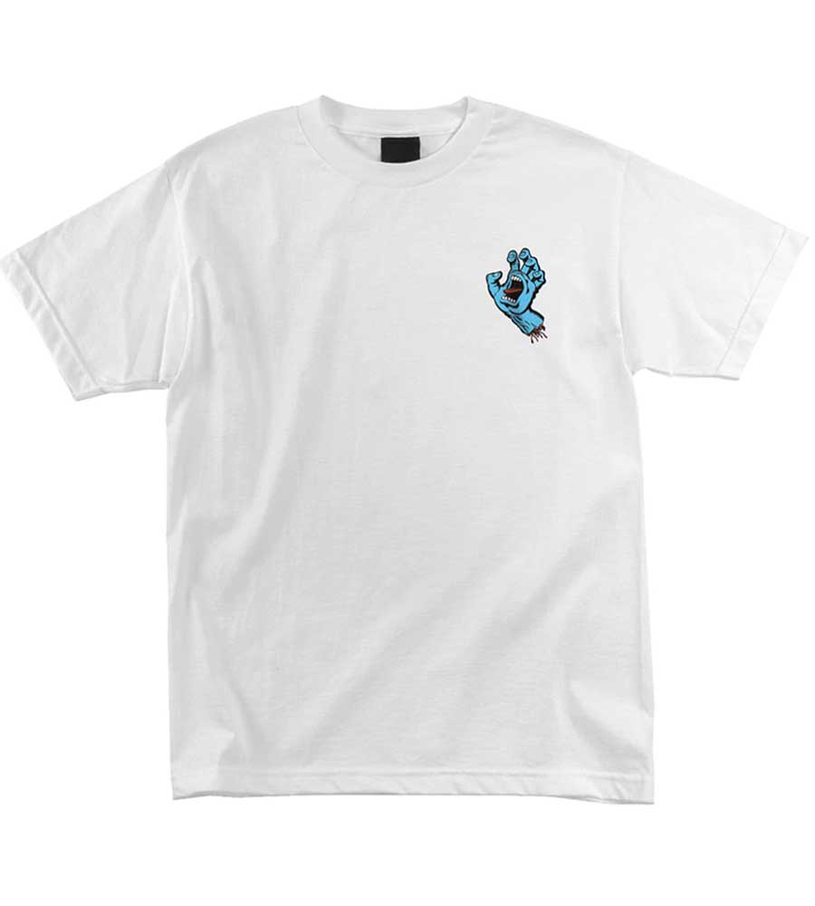 Santa Cruz Men's Screaming Hand T-Shirt White