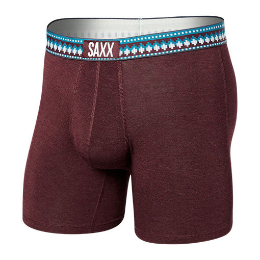 Saxx Vibe Super Soft Bb - Plum Heather/ Sweater WB