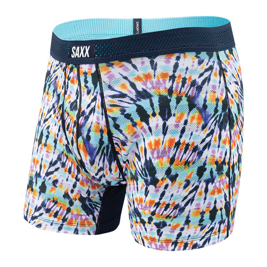 Saxx Hot Shot Boxer Brief Fly - Multi Tidal Wave