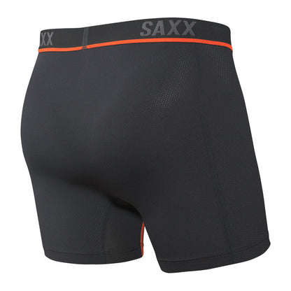 Saxx Kinetic HD Boxer Brief Black/Vermillion