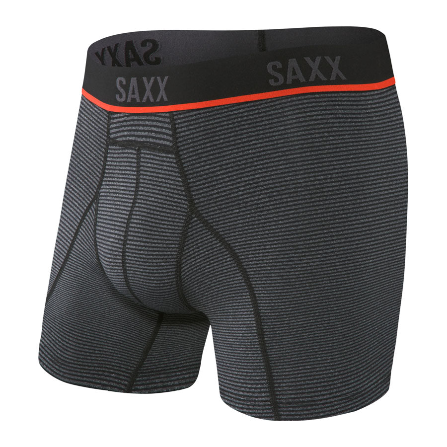 Saxx Kinetic HD Boxer Brief Grey Feed Stripe