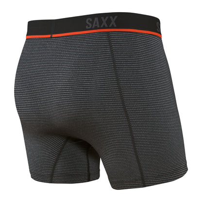 Saxx Kinetic HD Boxer Brief Grey Feed Stripe