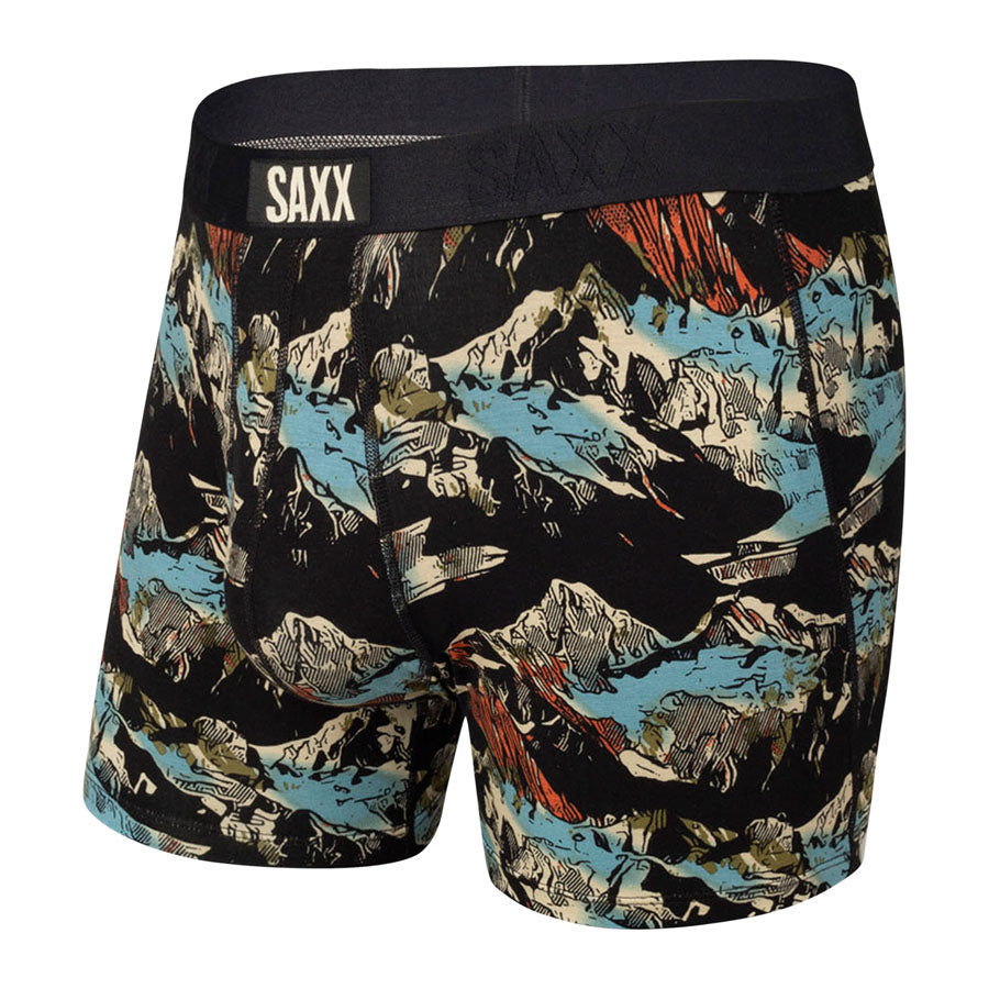 Saxx Ultra Boxer Brief Fly Black Mountainscape