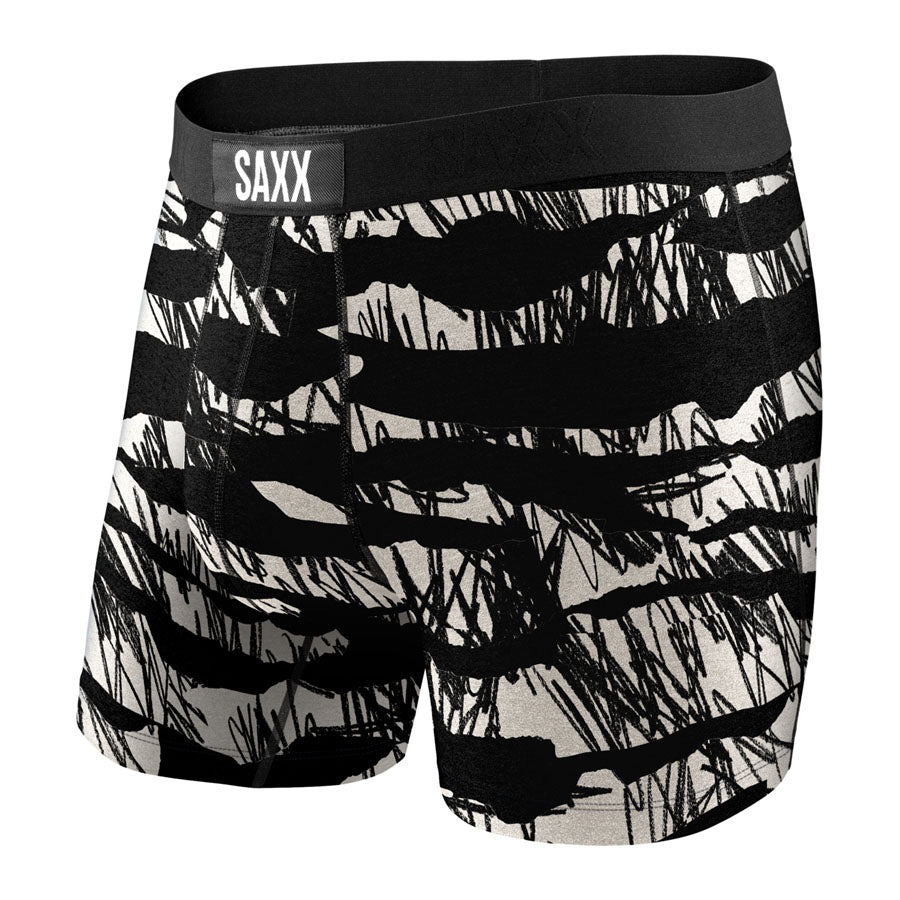 Saxx Vibe Boxer Brief - Black Shred