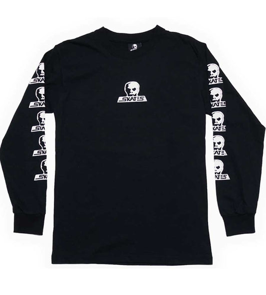 Skull Skates Long Sleeve Skull Logo T-Shirt Black