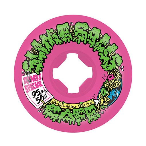 Slime Balls Wheels Double Take Cafe Vomit Mini Pink/Black 95A 56mm