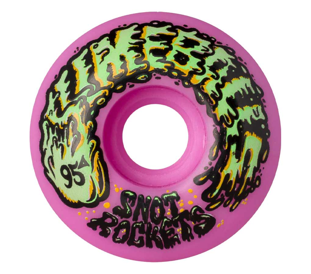 Slime Balls Wheels Snot Rockets Pastel Pink 95A 54mm