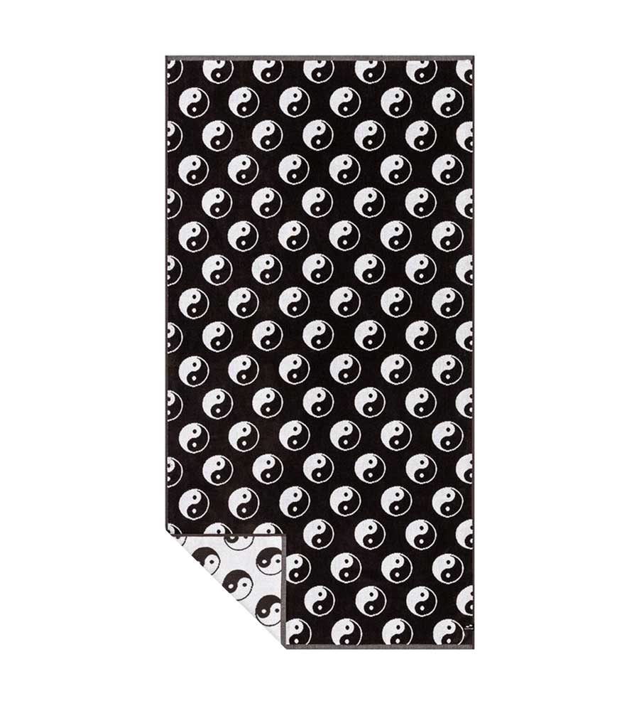 Slowtide Sun Moon Towel Black