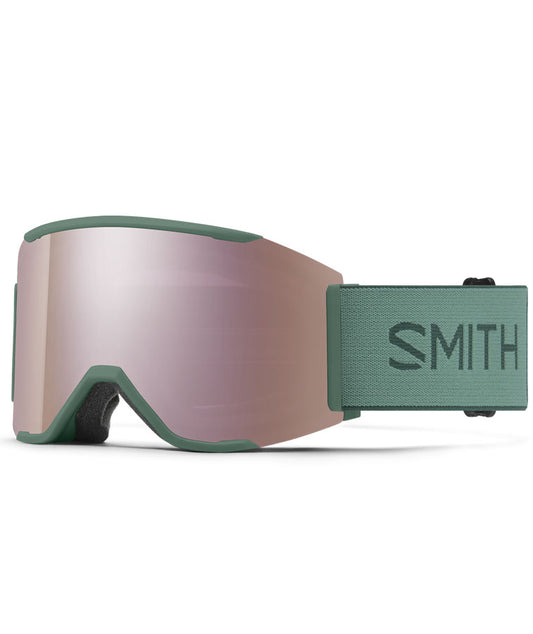 Smith Squad MAG Goggle Alpine Green/ChromaPop Everyday Rose Gold Mirror  + Bonus Lens 2023