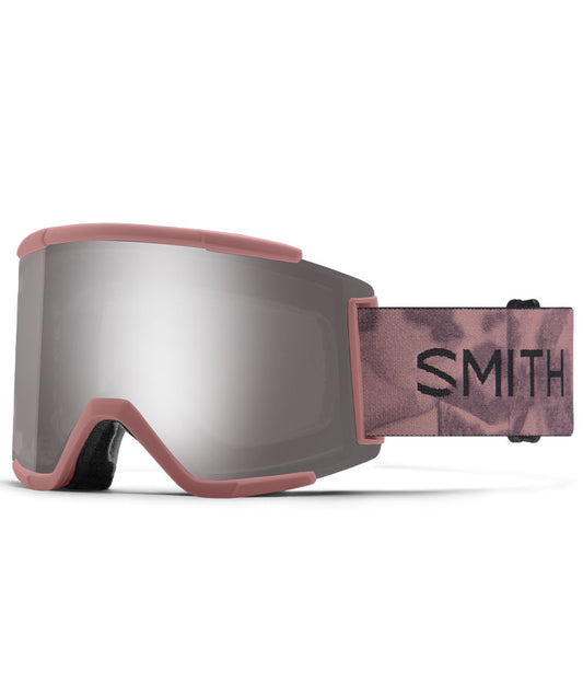 Smith Squad XL Goggle Chalk Rose Bleached/ChromaPop Sun Platinum Mirror + Bonus Lens 2023