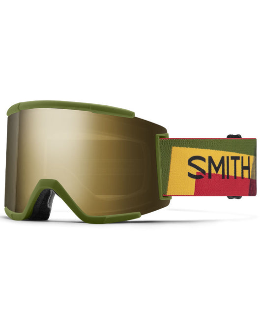 Smith Squad XL Goggle High Fives/ChromaPop Sun Black Gold Mirror + Bonus Lens 2023